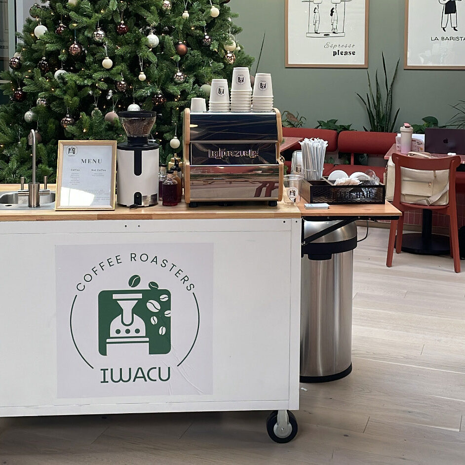 Coffee Cart at Catering Event