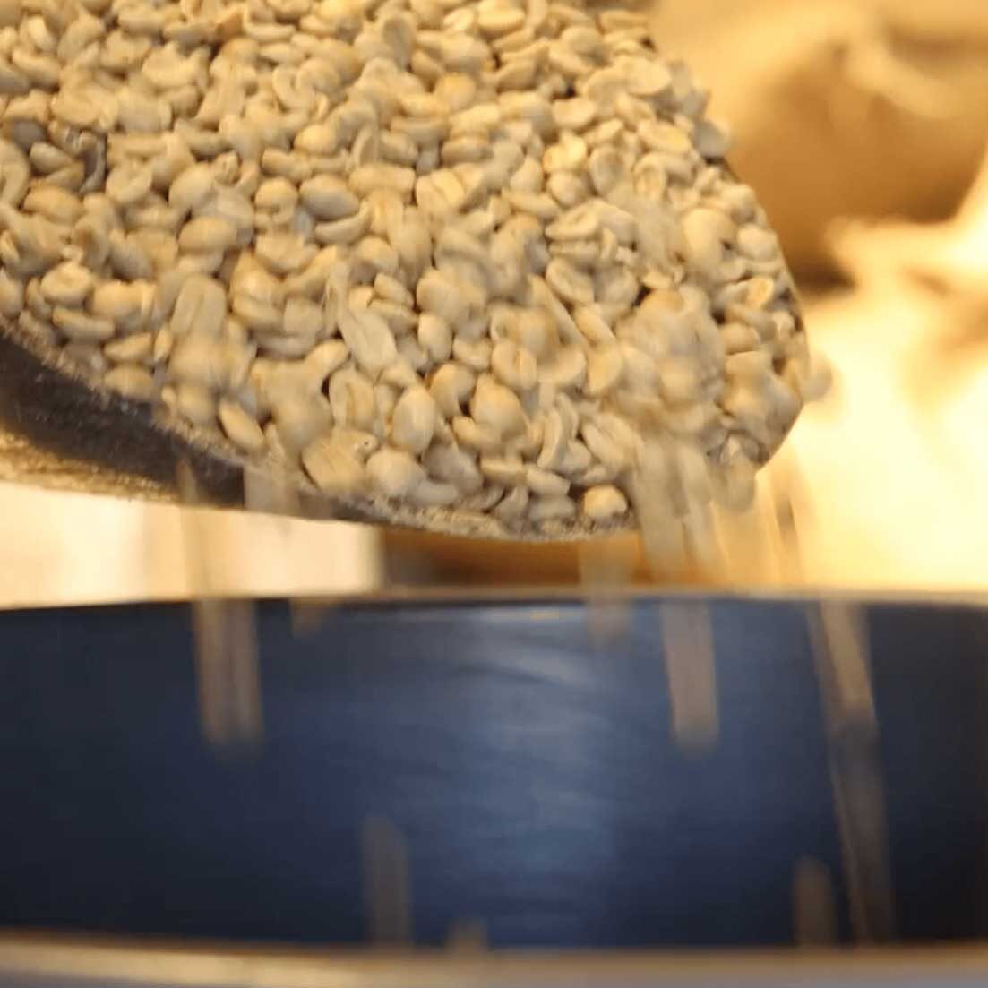 coffee being roasted
